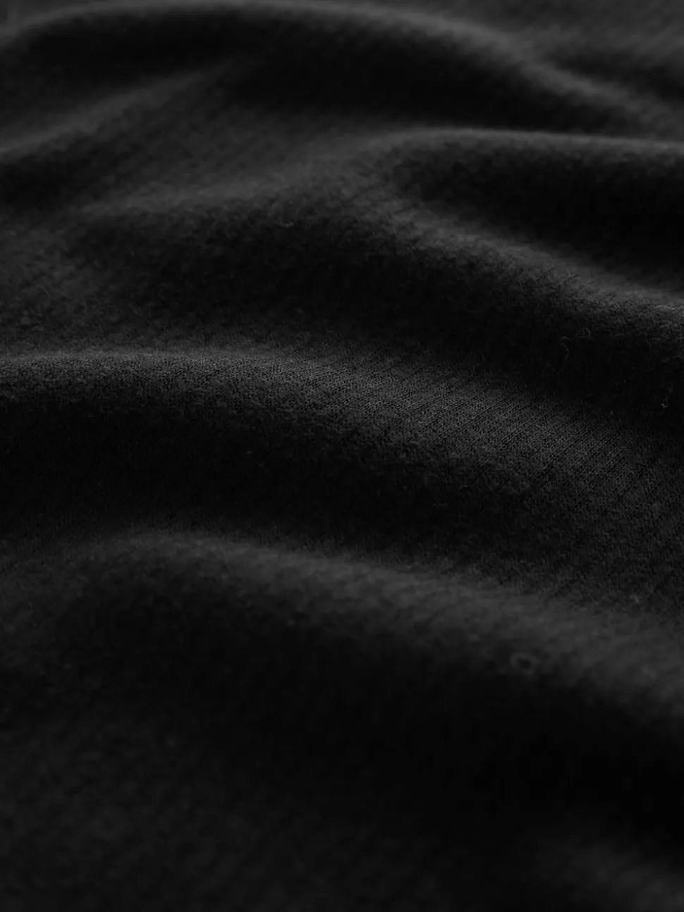 Black Thermal Maximum Warmth Cosy Ribbed Vest