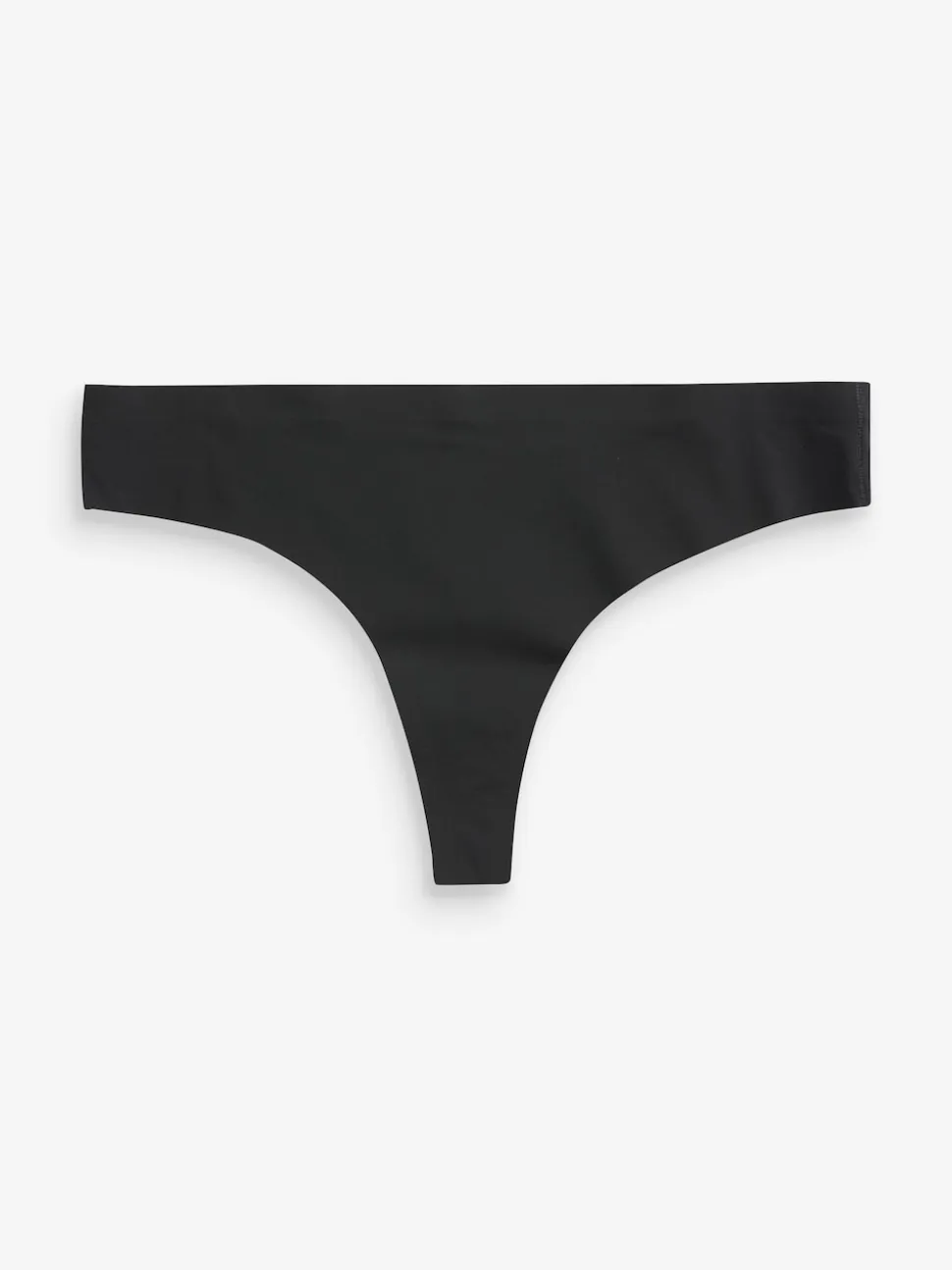 Black Thong No VPL Comfort Knickers 3 Pack