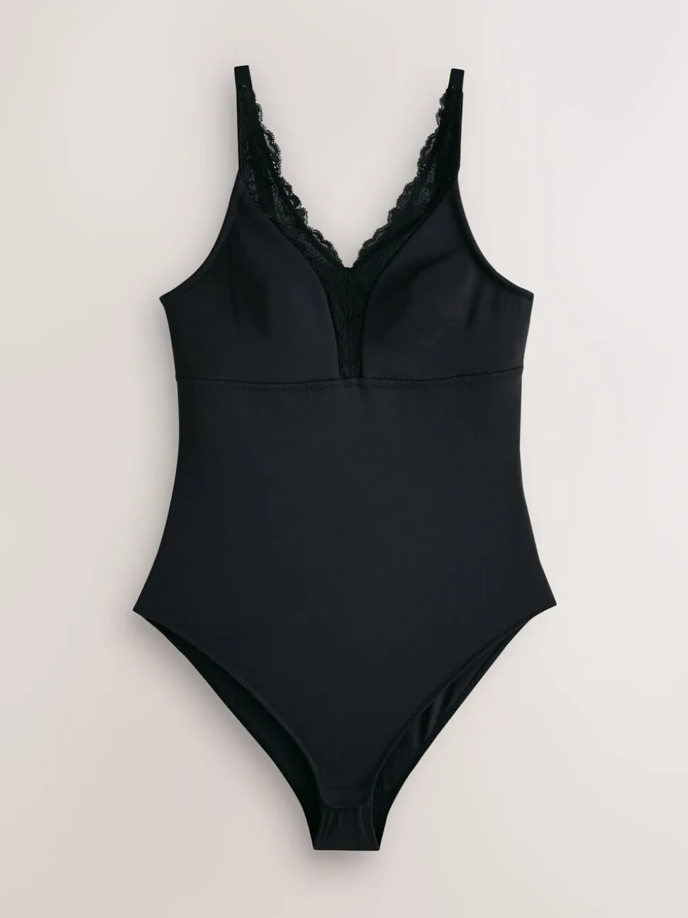 Black Total Support Ultimate Comfort Super Soft Fuller Bust Shaping Bodysuit