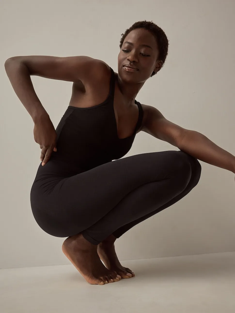 Black Tummy Control Seamless Shaping Leggings