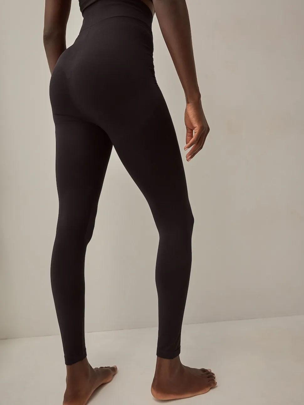 Black Tummy Control Seamless Shaping Leggings