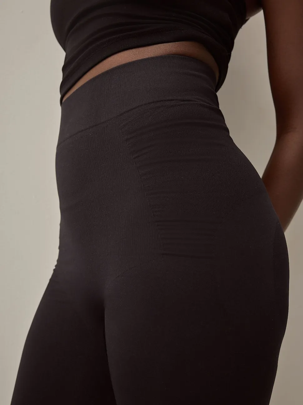 Black Tummy Control Seamless Shaping Leggings