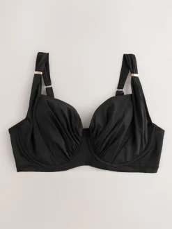 Black Ultimate Support F-K Underwired Bikini Top