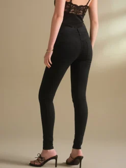 Black Wash Lift Slim And Shape Skinny Jeans