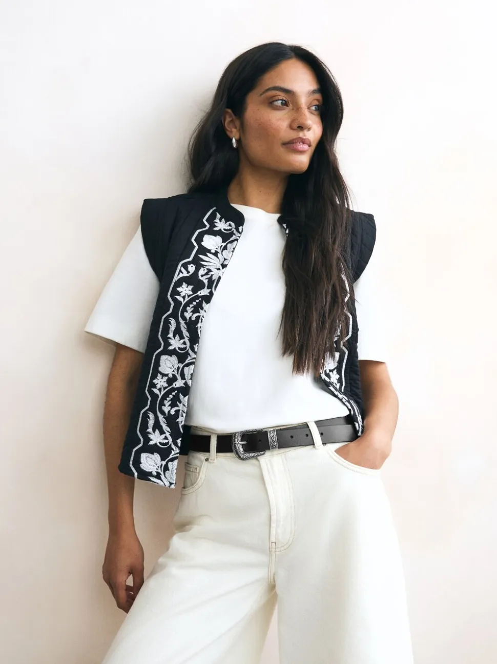 Black Western Leather Belt