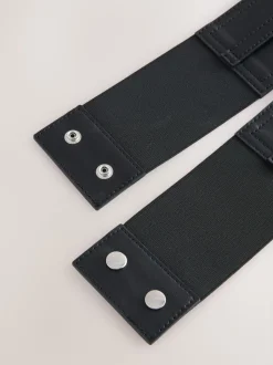 Black Wide Corset Belt