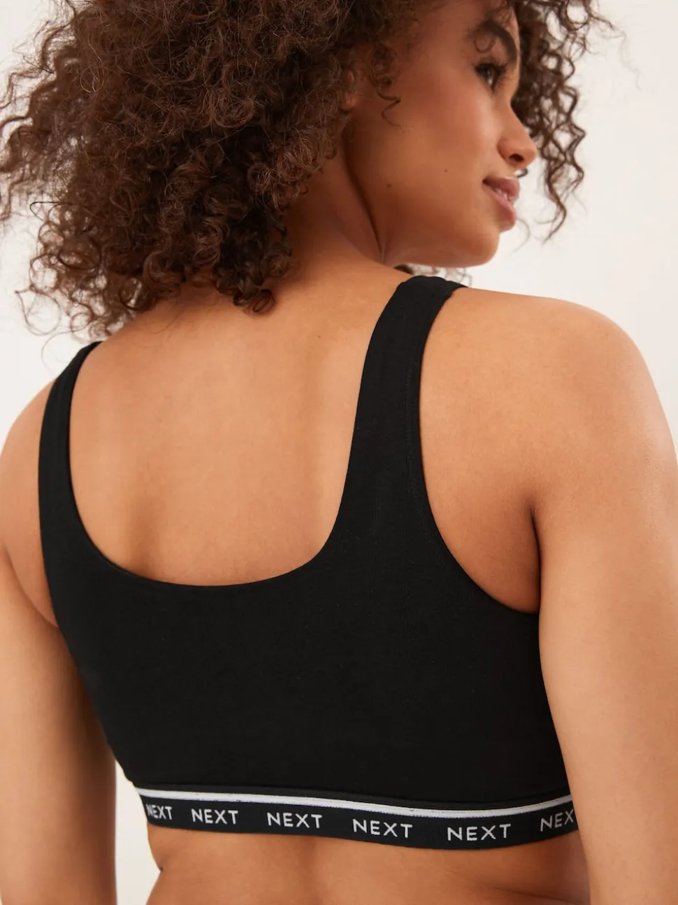 Black/Cream/Praline Nude 3 Pack Ultimate Comfort Crop Tops