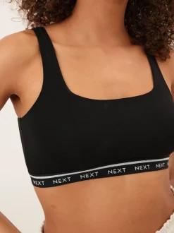 Black/Cream/Praline Nude 3 Pack Ultimate Comfort Crop Tops