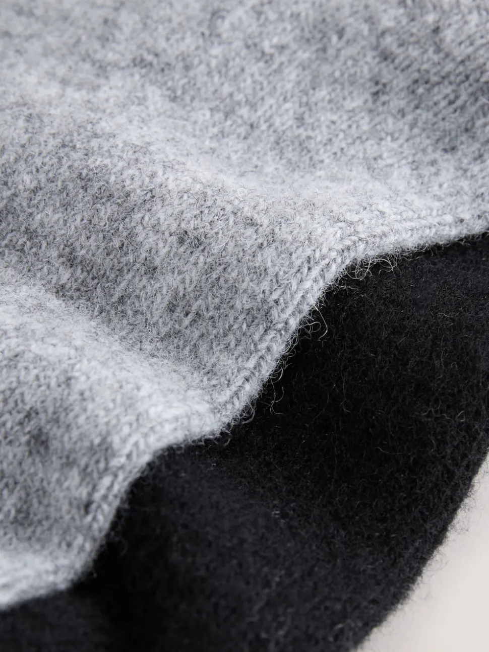 Black/Grey Containing Merino Wool Ankle Socks 2 Pack