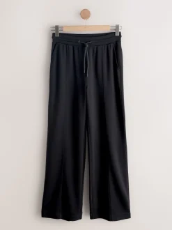 Black/Grey Jersey Wide Leg Joggers 2 Pack