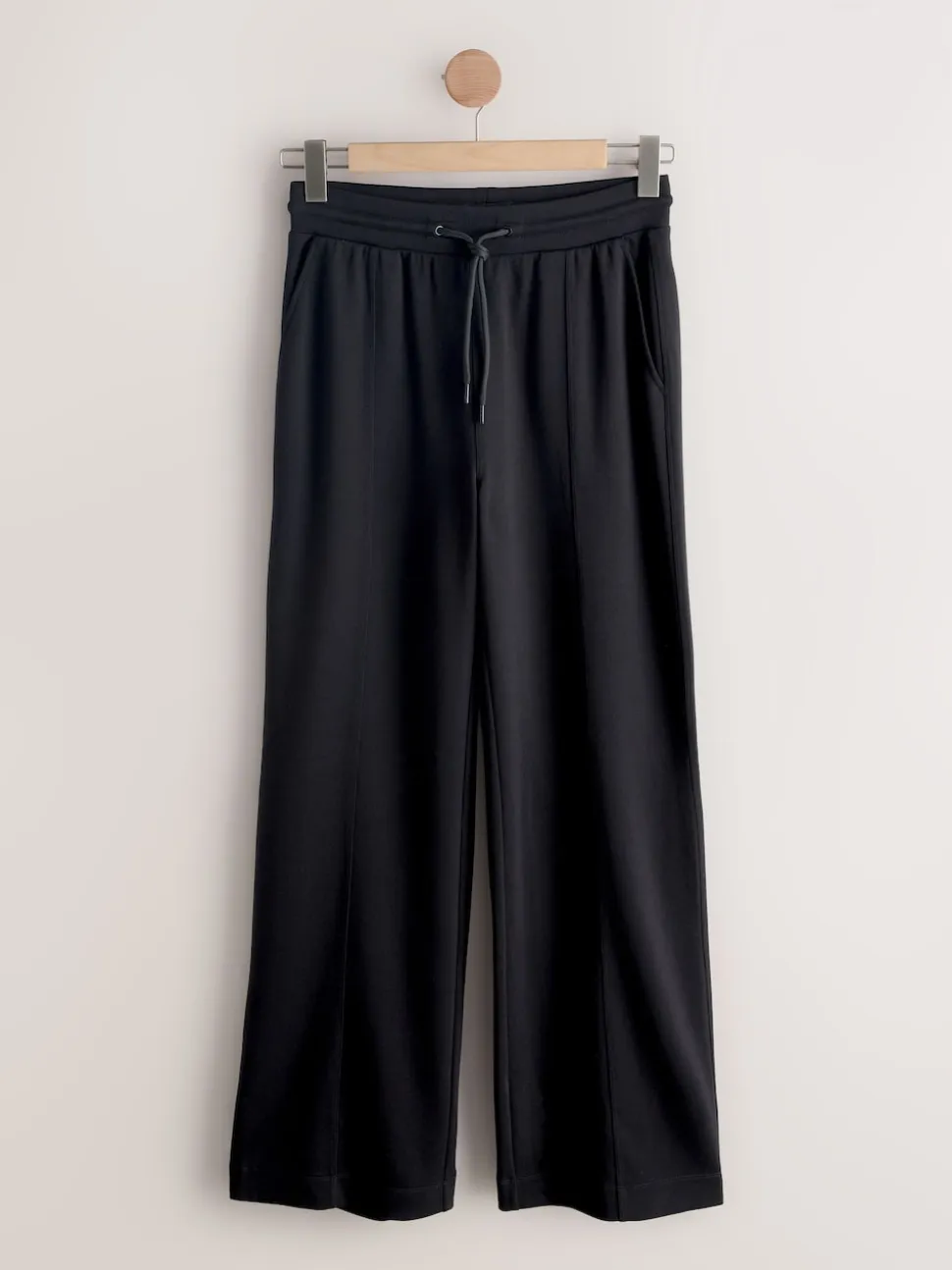 Black/Grey Jersey Wide Leg Joggers 2 Pack