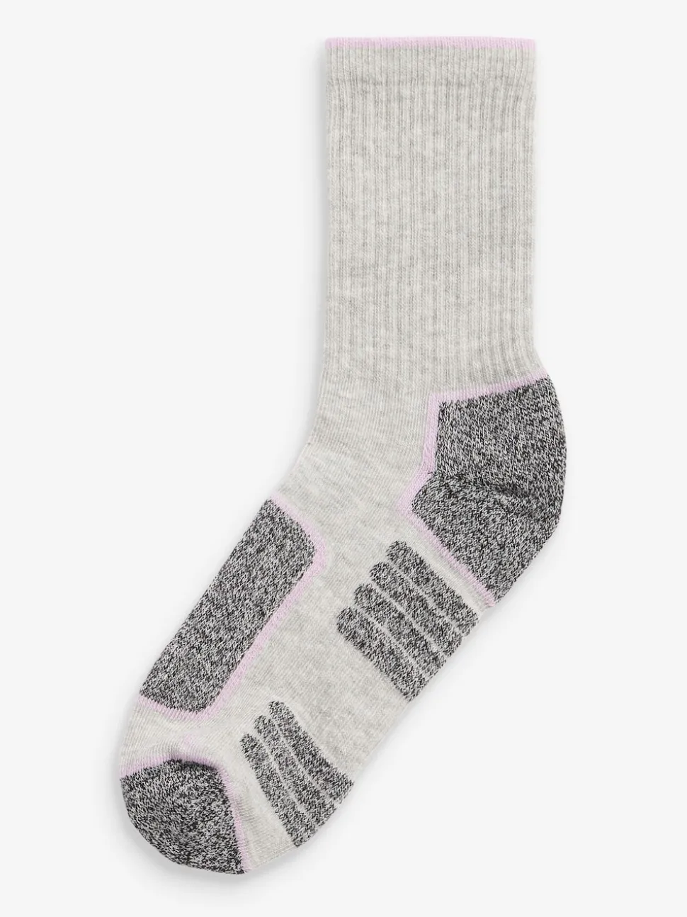 Black/Grey Next Active Sports Walking Ankle Socks 2 Pack