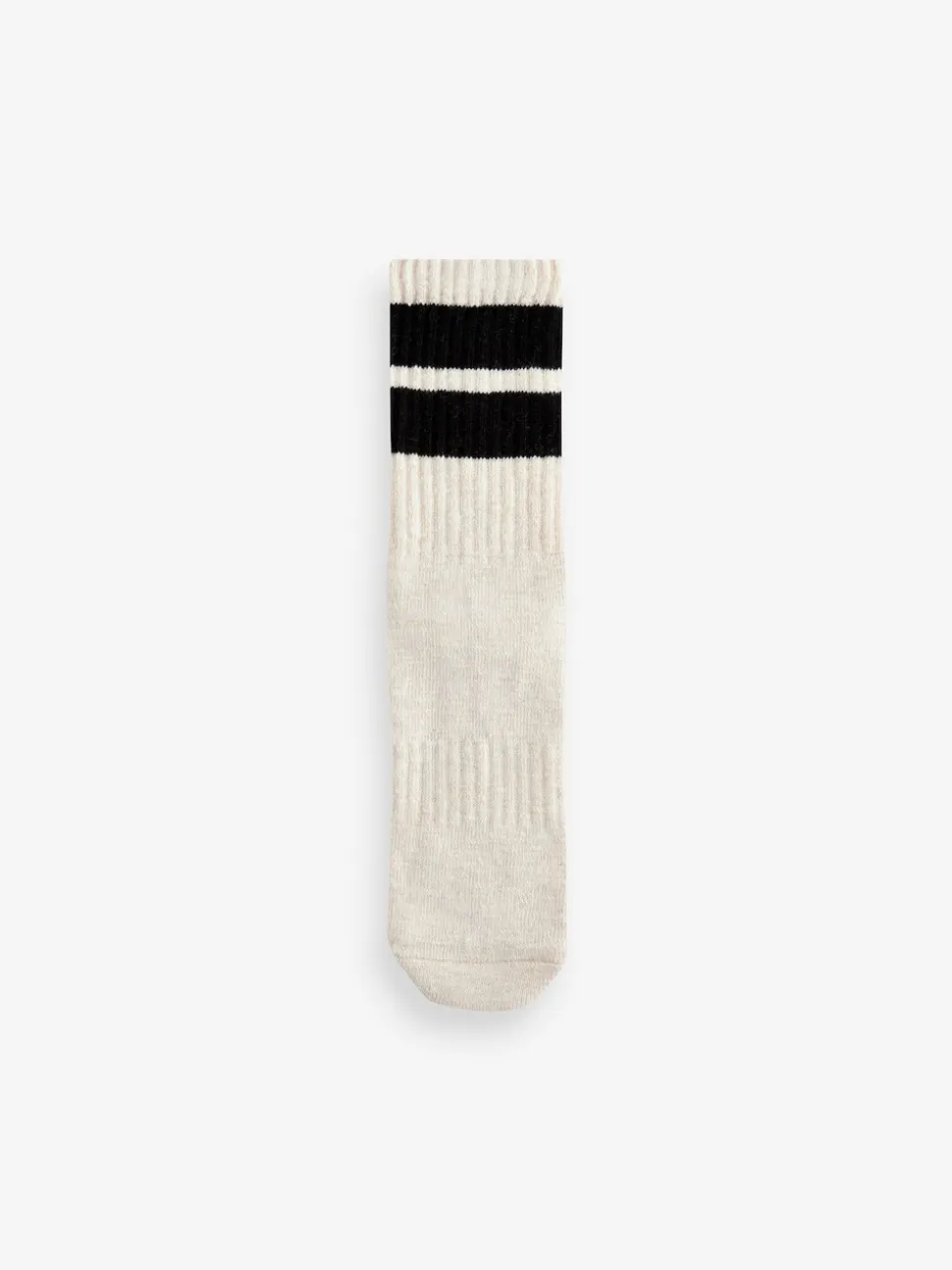 Black/Grey Stripe Cushion Sole Ribbed Sport Ankle Socks 3 Pack With Arch Support