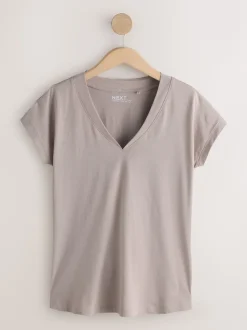 Black/Grey/Pink Cap Sleeve T-Shirts 7 Pack