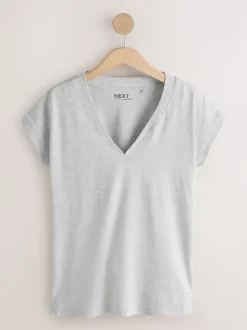Black/Grey/Pink Cap Sleeve T-Shirts 7 Pack