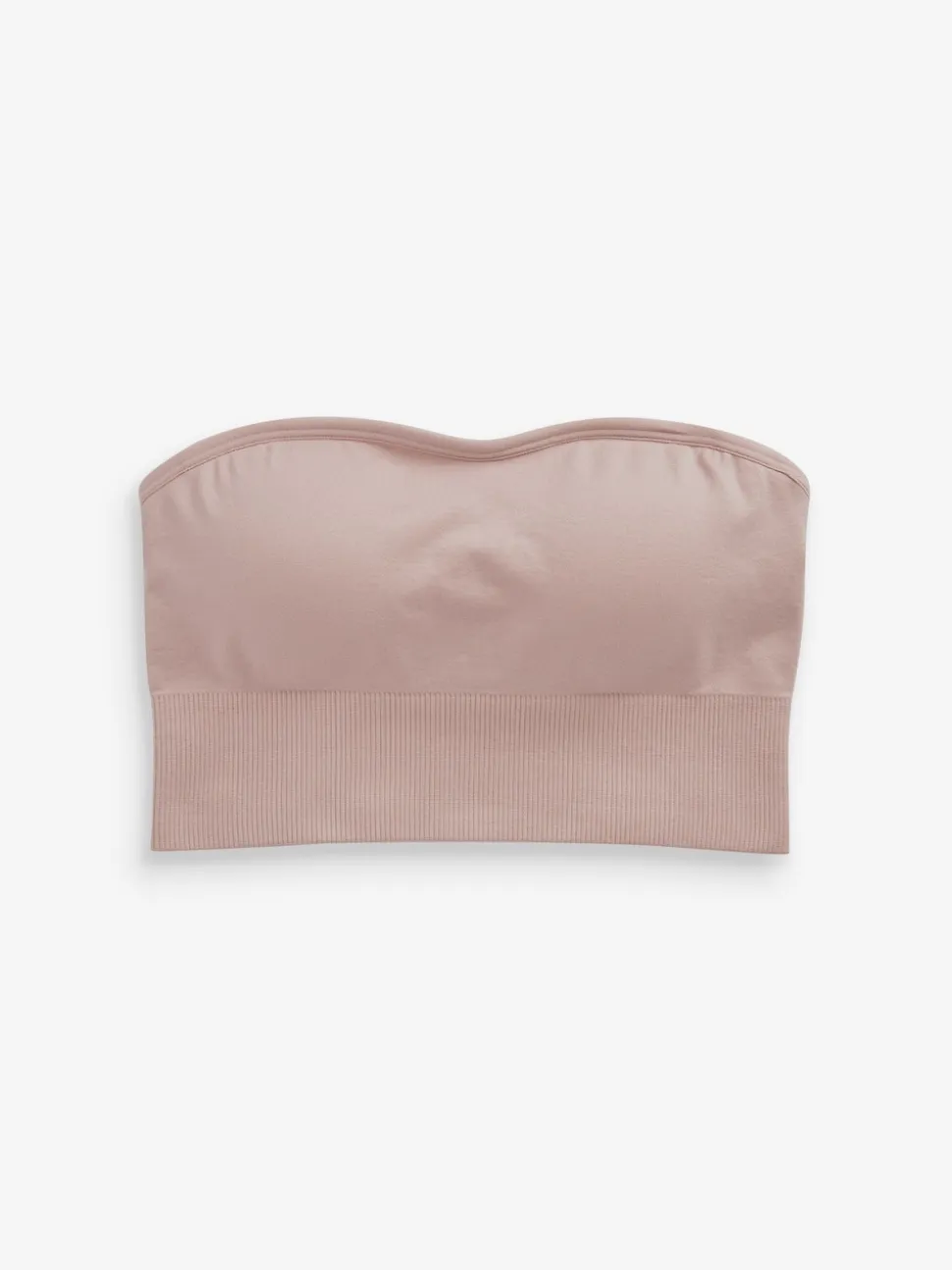 Black/Light Pink Seamless Bandeau Ultimate Comfort Bras 2 Pack
