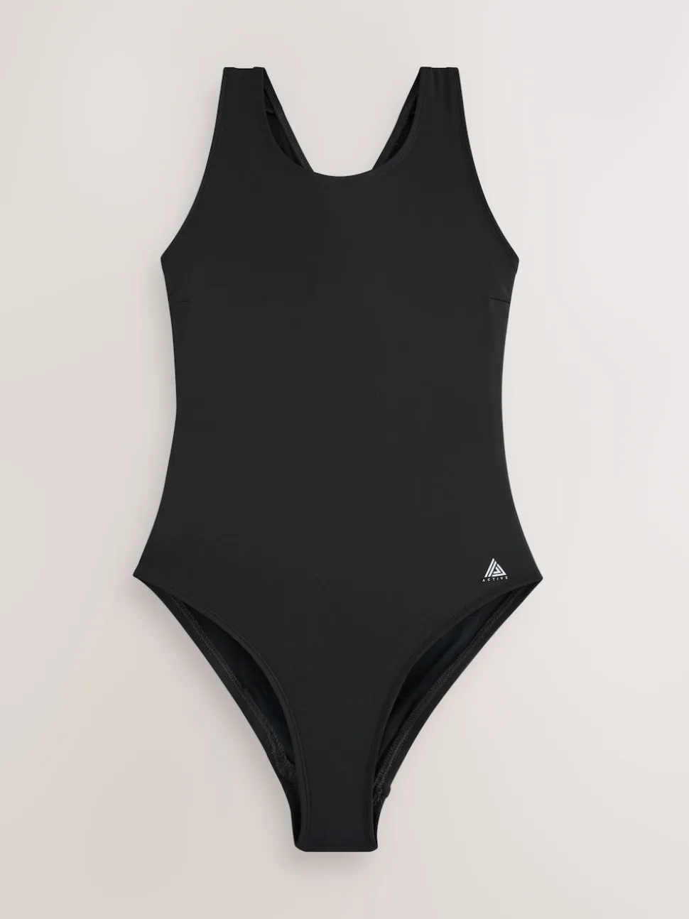 Black/Monochrome Ikat High Neck Swimsuit 2 Pack