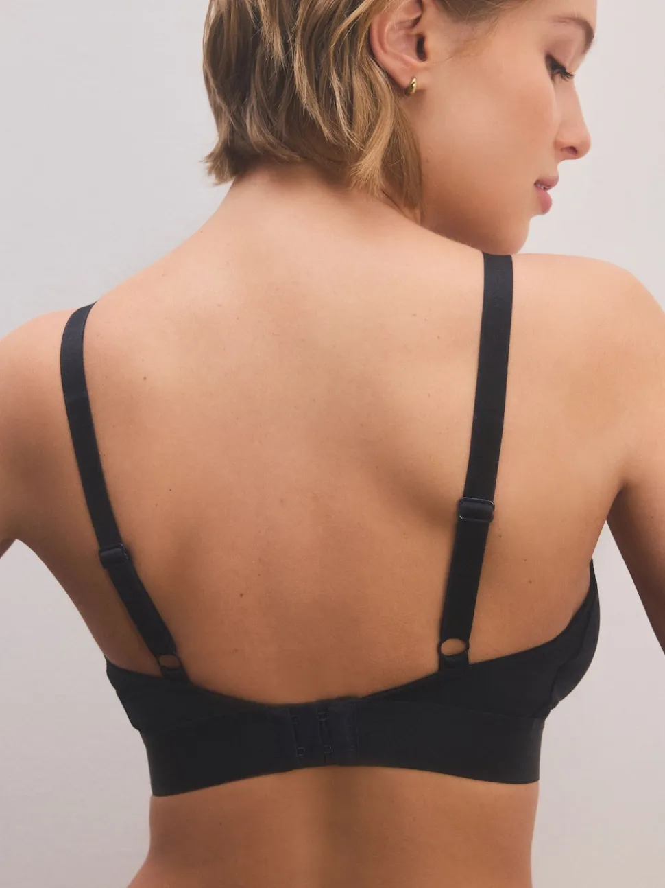 Black/Nude Bralette DD+ Ultimate Comfort Non Wire Bralettes 2 Pack