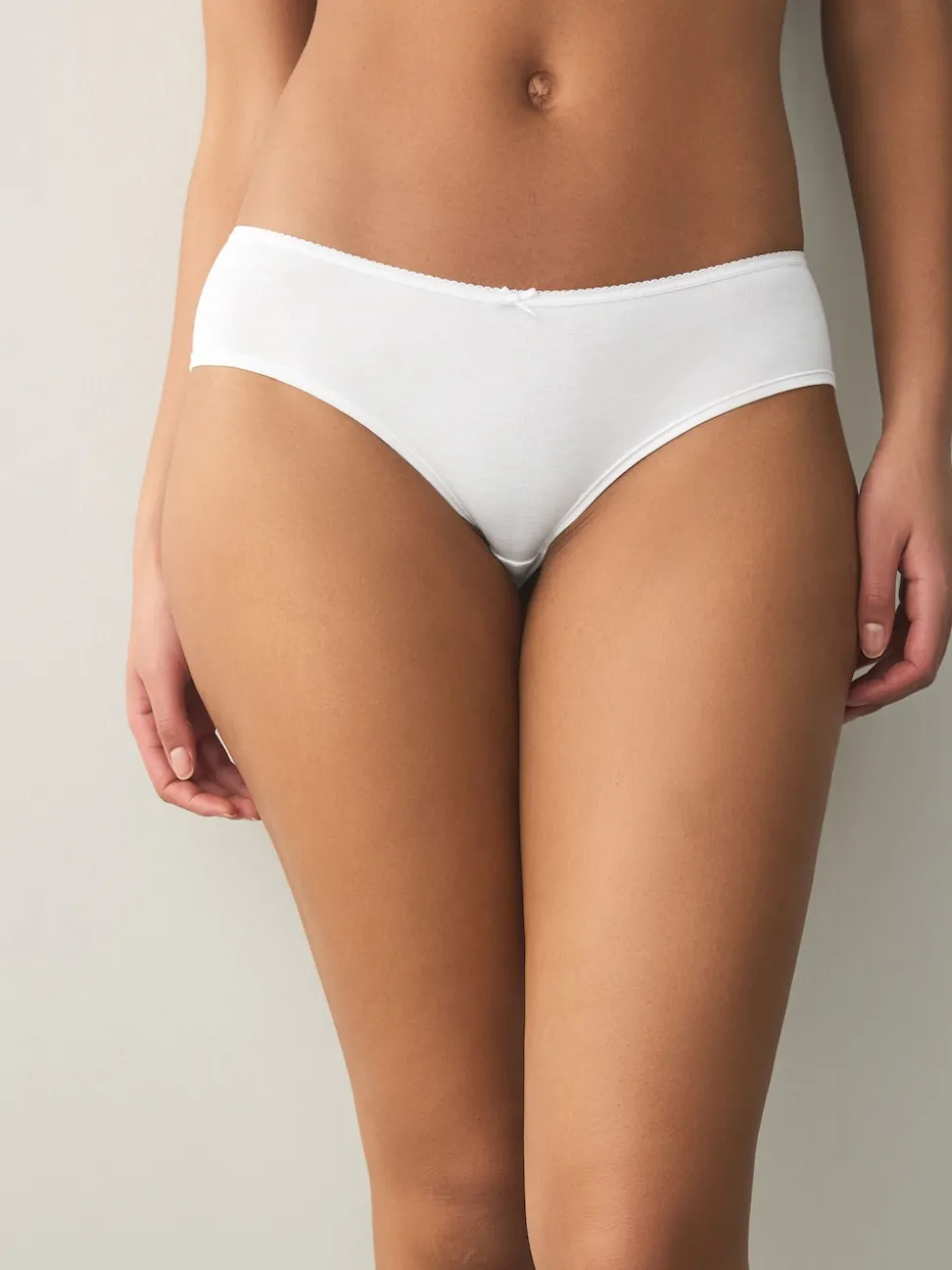 Black/Pastel Rose Nude/White Short Cotton Rich Knickers 5 Pack