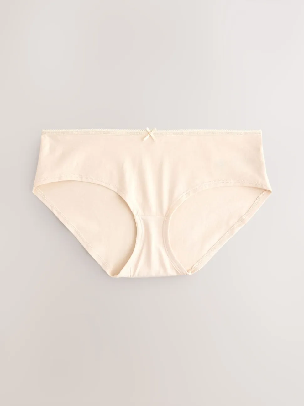 Black/Pastel Rose Nude/White Short Cotton Rich Knickers 5 Pack
