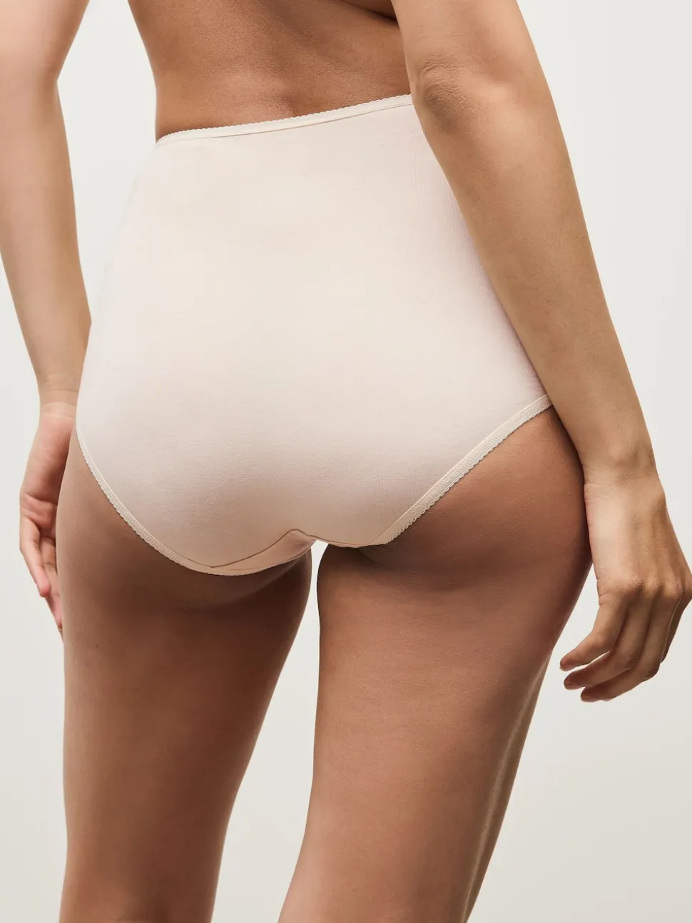 Black/Pastel Rose Nude/White Full Brief Cotton Rich Knickers 5 Pack