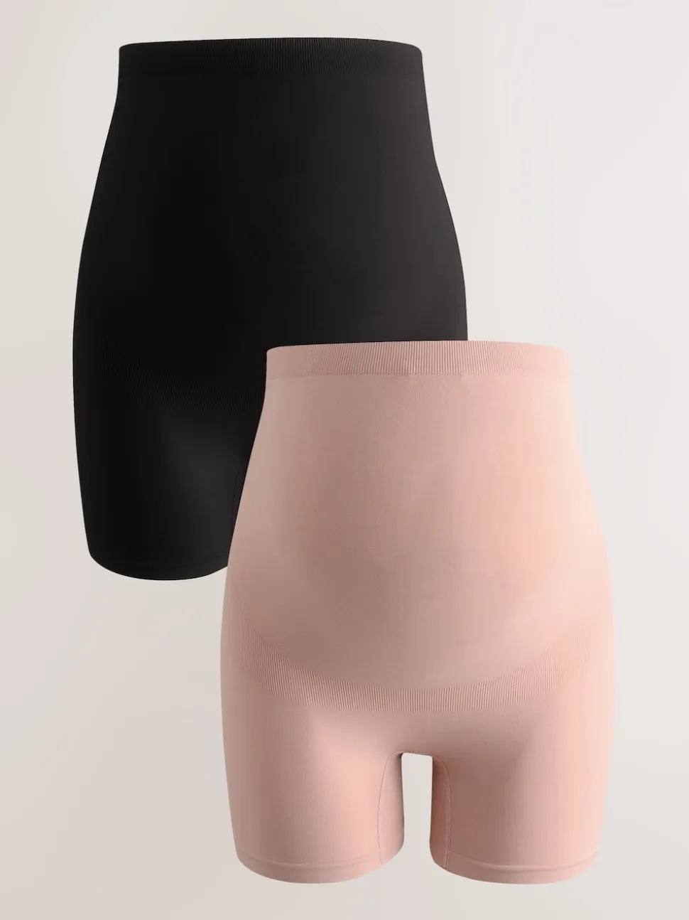Black/Pink Short Maternity Short Knickers 2 Pack