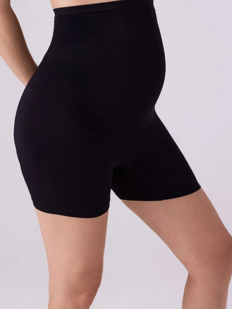Black/Pink Short Maternity Short Knickers 2 Pack