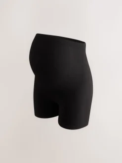 Black/Pink Short Maternity Short Knickers 2 Pack
