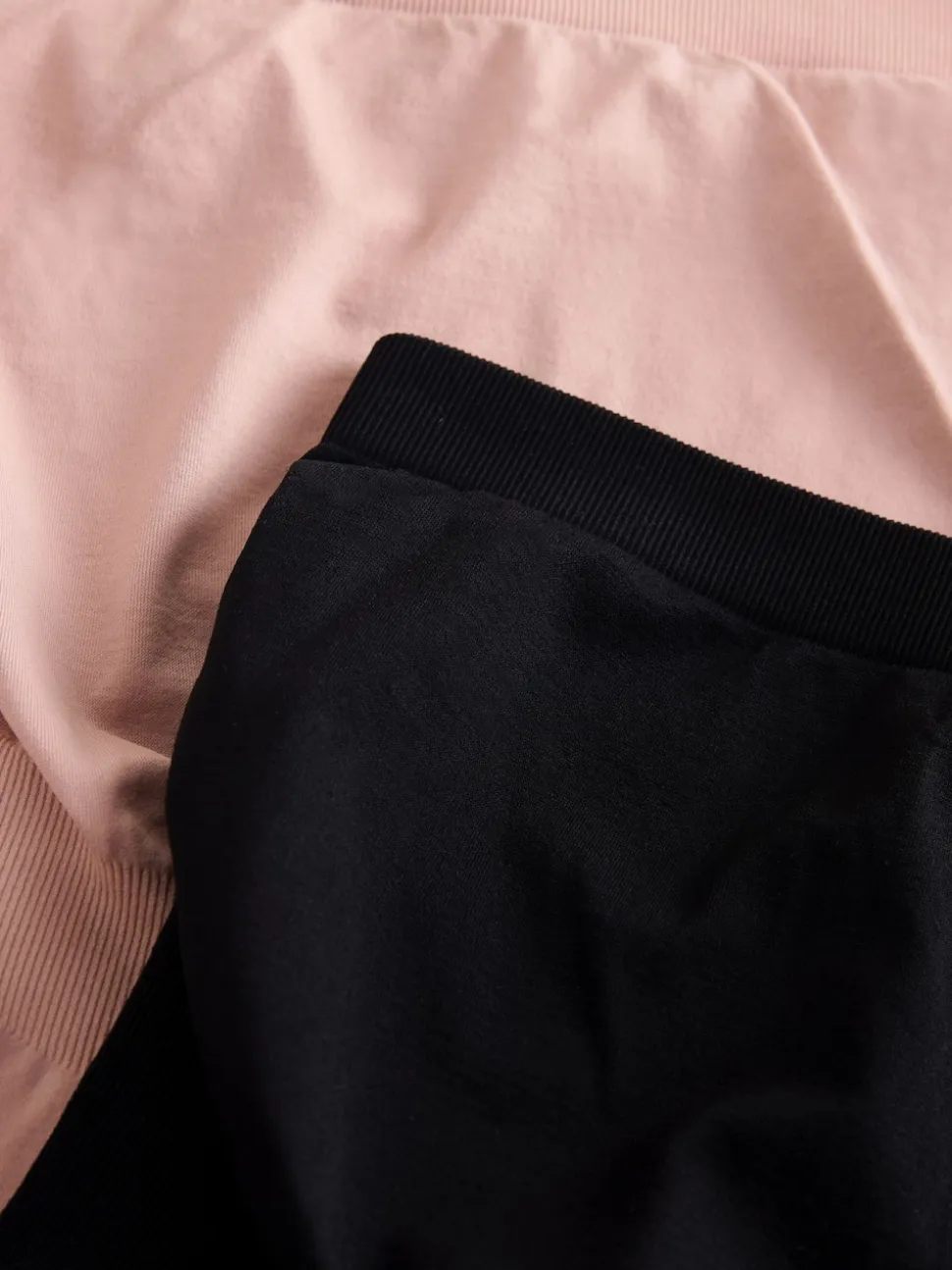 Black/Pink Short Maternity Short Knickers 2 Pack