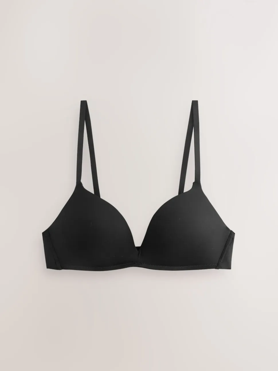 Black/Praline Nude A-E Push Up Padded Non Wired Smoothing Bras 2 Pack