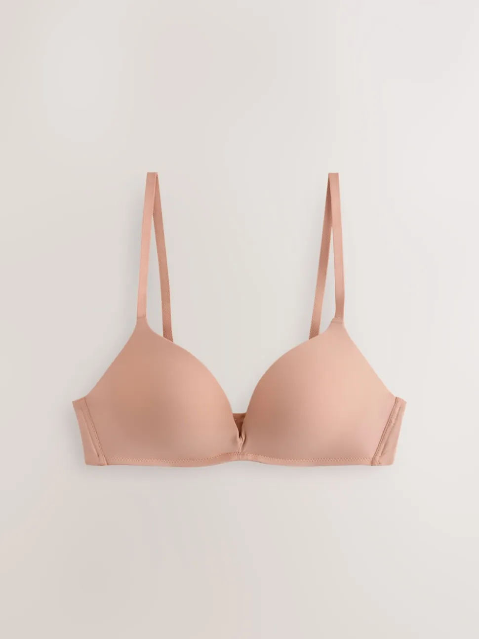 Black/Praline Nude A-E Push Up Padded Non Wired Smoothing Bras 2 Pack