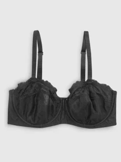 Black/Praline Nude DD+ Non Pad Strapless Bras 2 Pack
