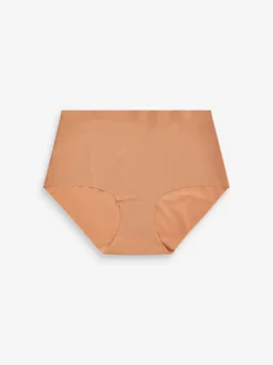 Black/Praline Nude/Chocolate Nude Midi No VPL Comfort Knickers 3 Pack