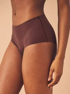 Black/Praline Nude/Chocolate Nude Midi No VPL Comfort Knickers 3 Pack