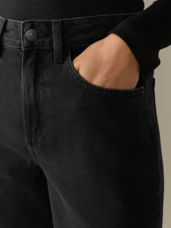 Black/Rinse Blue Wide Leg Jeans 2 Pack