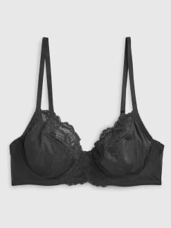 Black/White 2 Pack Non Pad Full Cup Bras