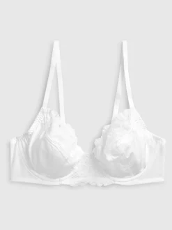 Black/White 2 Pack Non Pad Full Cup Bras