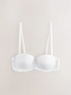 Black/White A-E Light Pad Strapless Multiway Bras 2 Pack