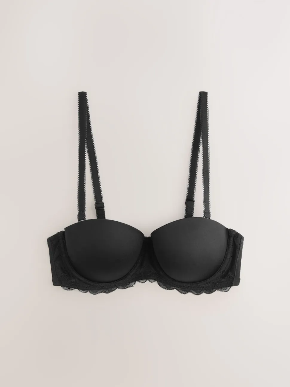 Black/White A-E Light Pad Strapless Multiway Bras 2 Pack