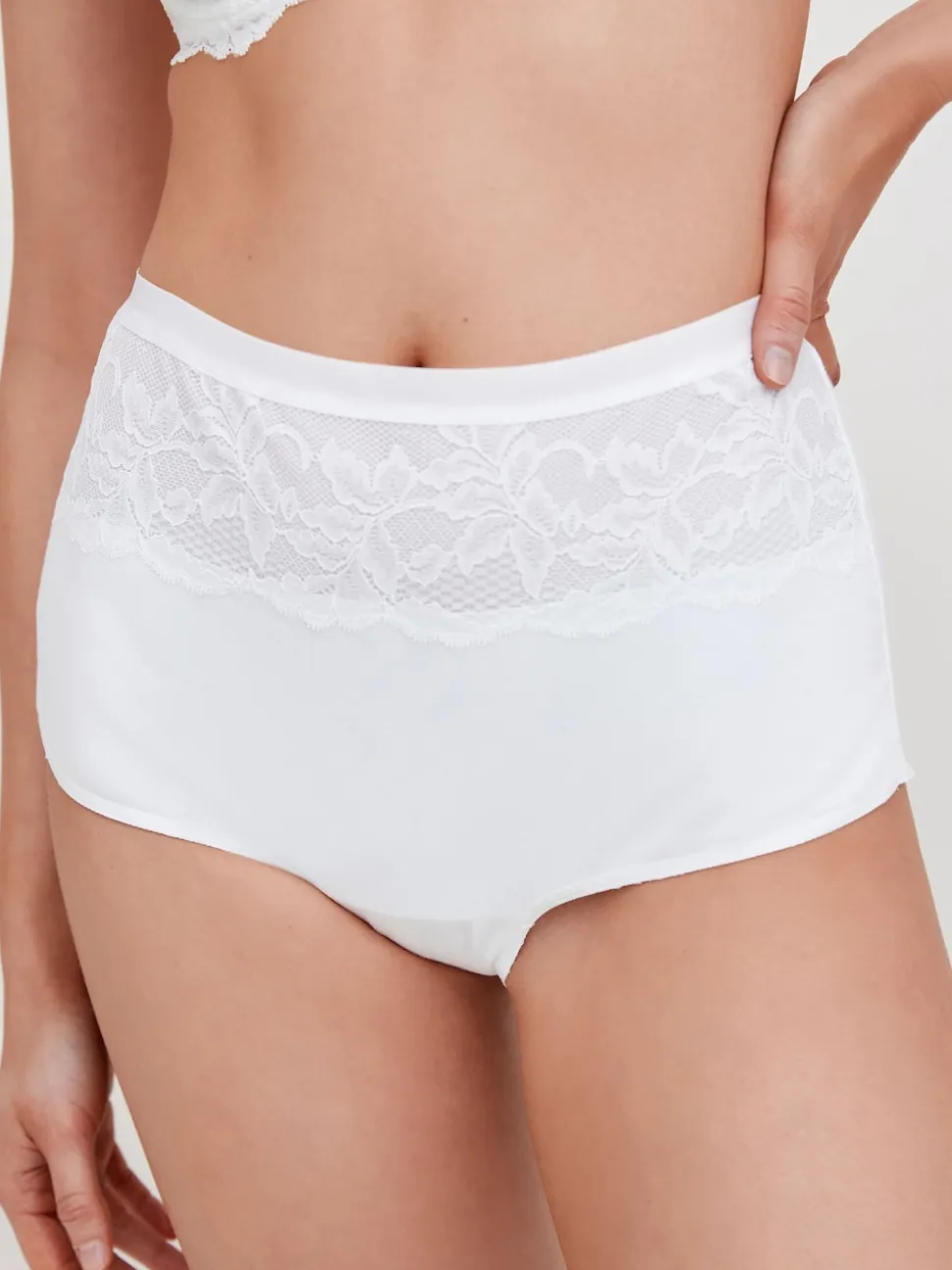 Black/White Cotton Tummy Control Shaping High Waist Knickers 2 Pack