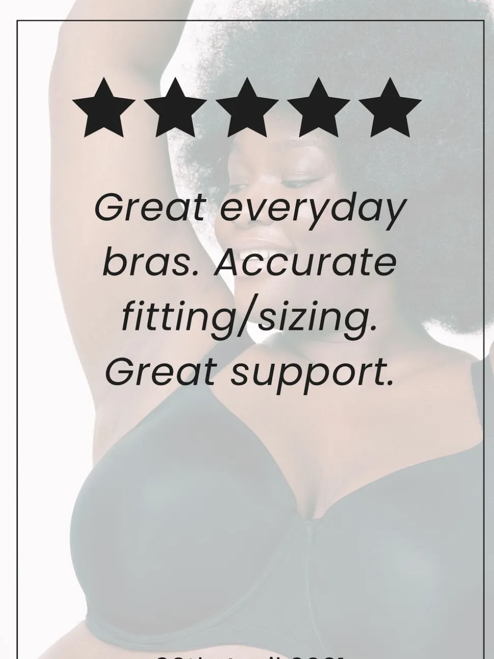 Black/White DD+ Light Pad Full Cup Smoothing T-Shirt Bras 2 Pack