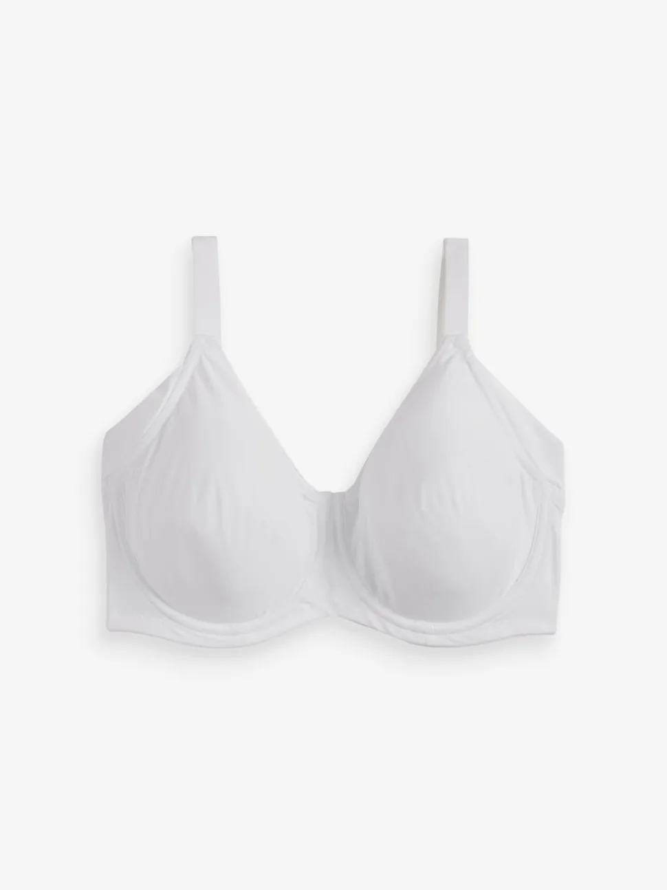 Black/White F-K Cup Under Arm Smoothing Non Pad Wired Minimising Ultimate Comfort Bras 2 Pack