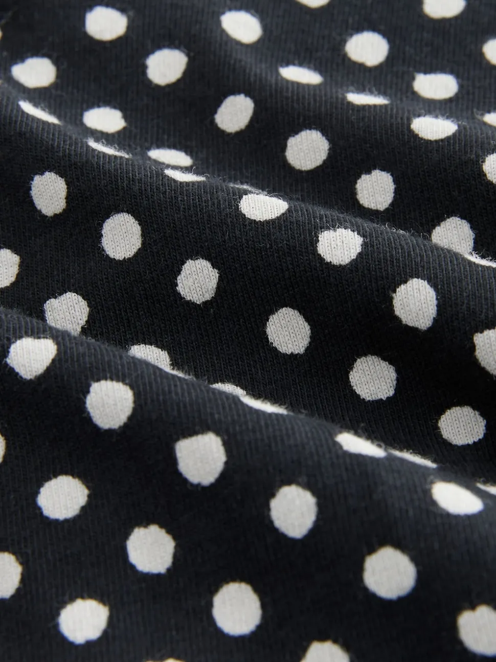 Black/White Floral Print Short Cotton Logo Knickers 4 Pack