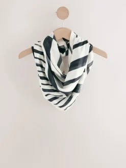 Black/White Geo Square Scarf