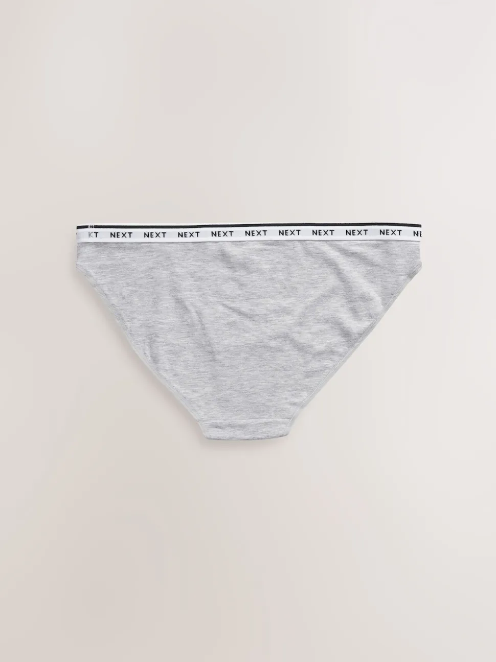 Black/White High Leg Cotton Logo Knickers 7 Pack