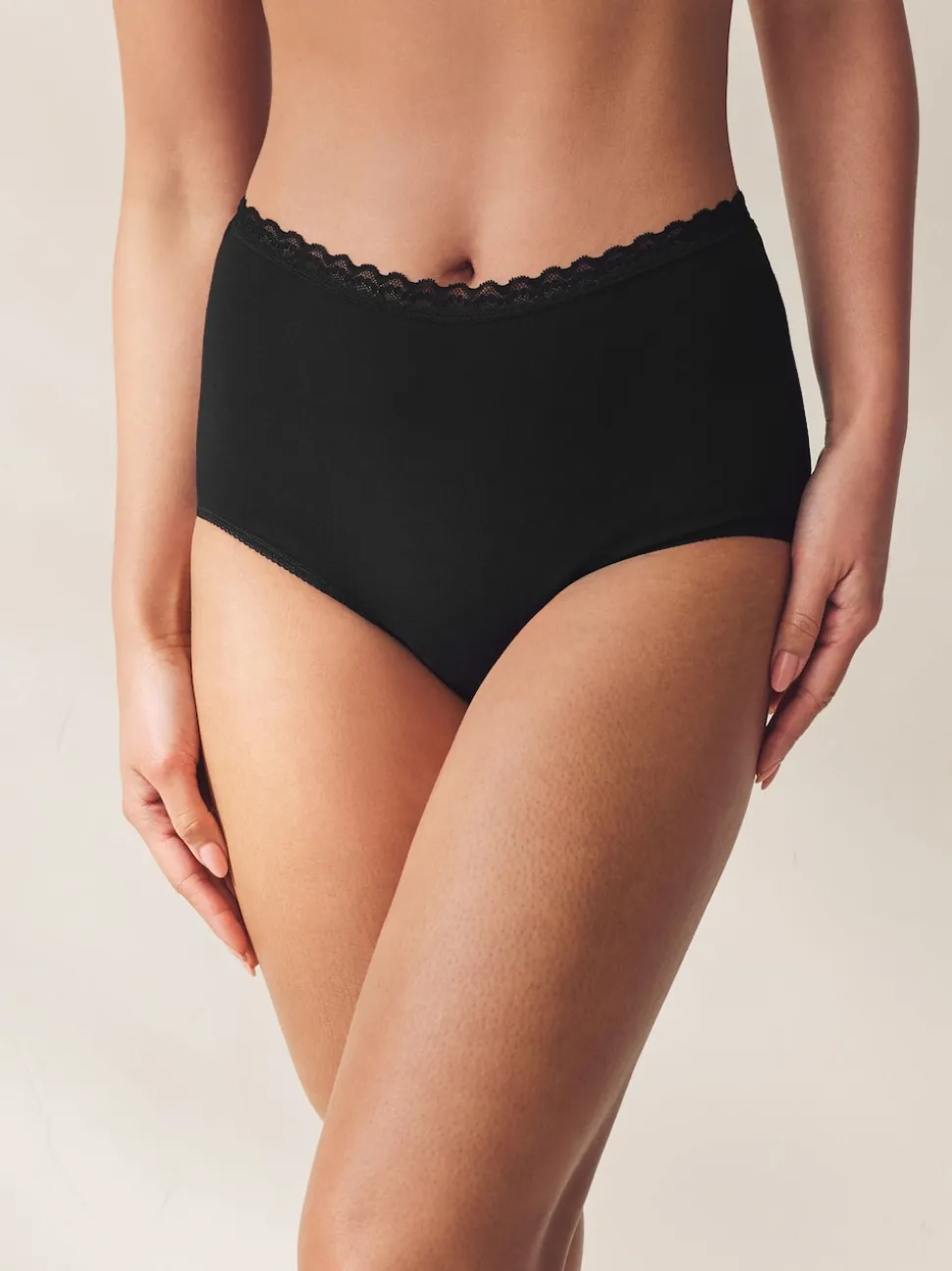 Black/White Menopause Friendly Cooling Knickers 2 Pack