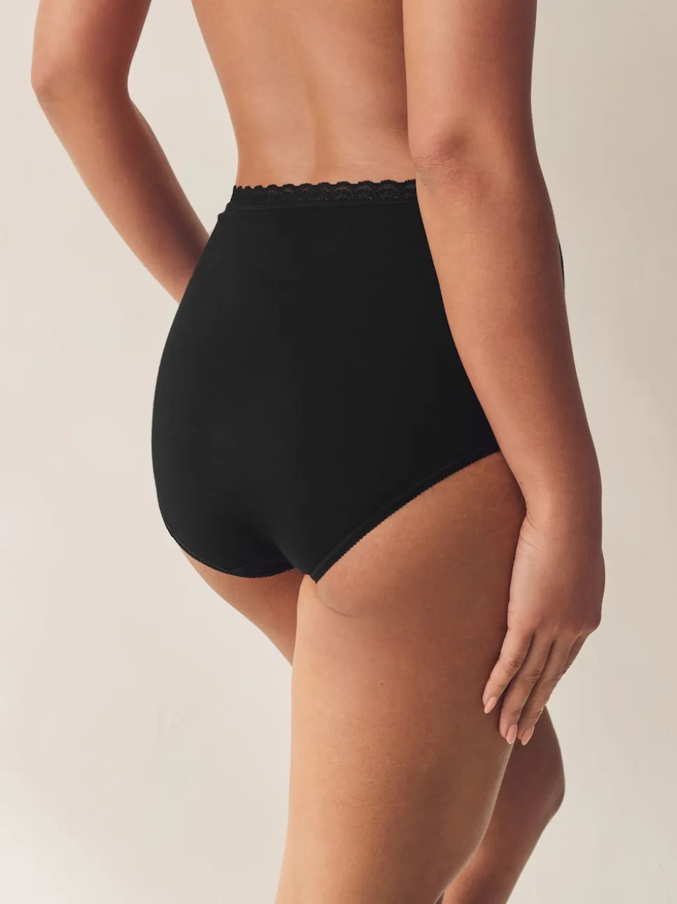 Black/White Menopause Friendly Cooling Knickers 2 Pack