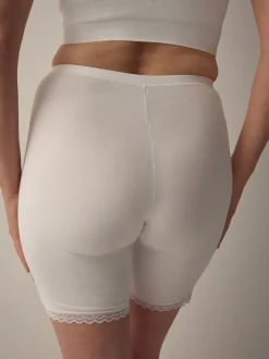 Black/White Menopause Friendly Cooling Thigh Smoothing Shorts 2 Pack
