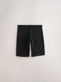 Black/White Menopause Friendly Cooling Thigh Smoothing Shorts 2 Pack