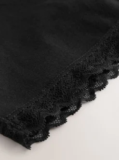 Black/White Menopause Friendly Cooling Thigh Smoothing Shorts 2 Pack